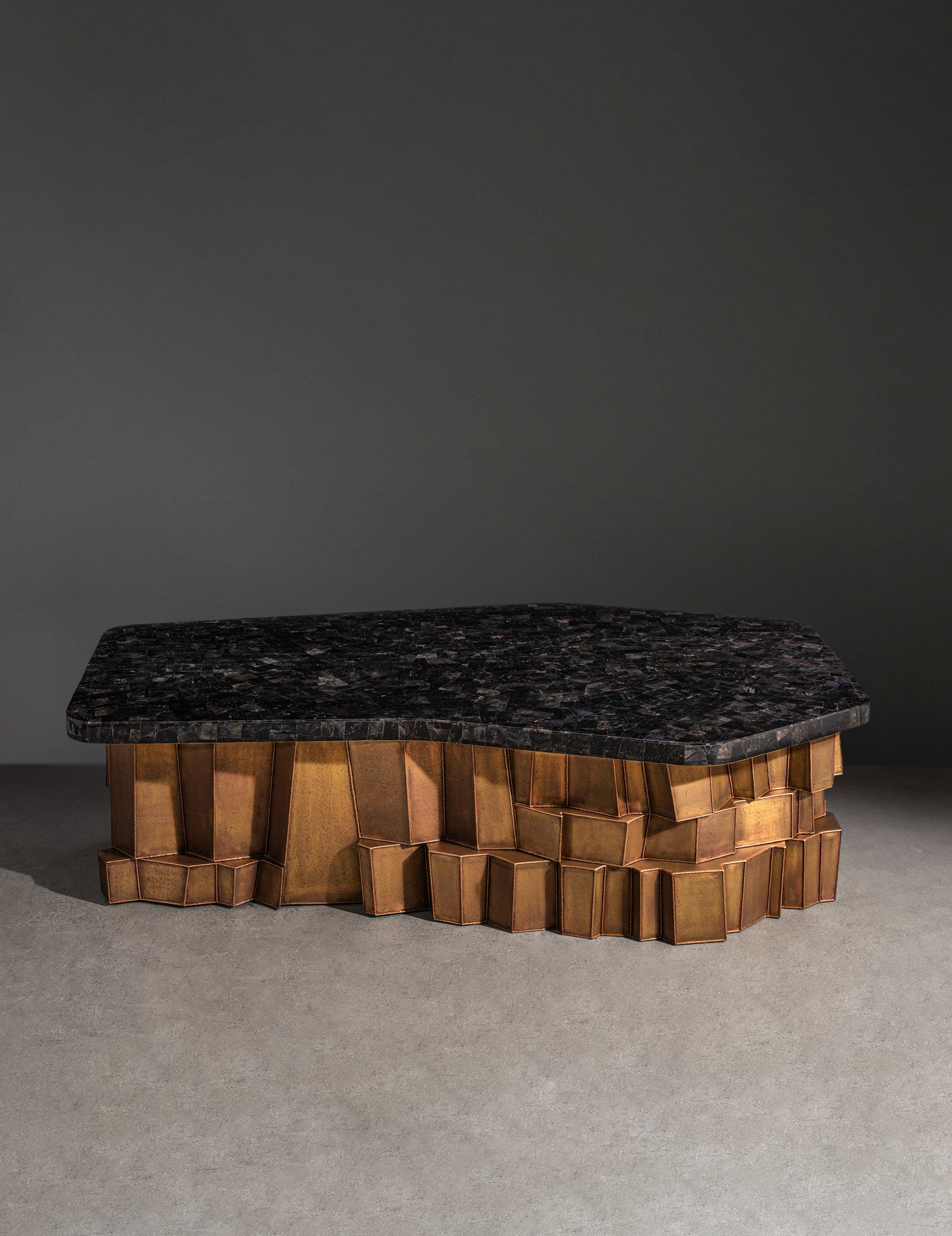 Metallic Graphite Coffee Table